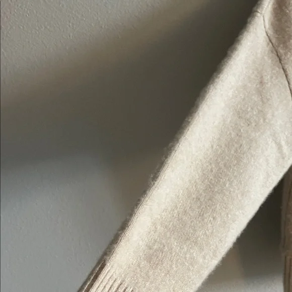 Banana Republic Light Tan Collared Cashmere Cardigan - Picture 7 of 8